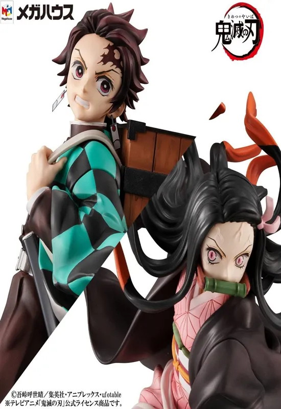 Demon Slayer Kimetsu no Yaiba - Tanjiro und Nezuko Kamado - Precious G.E.M. PVC Statue