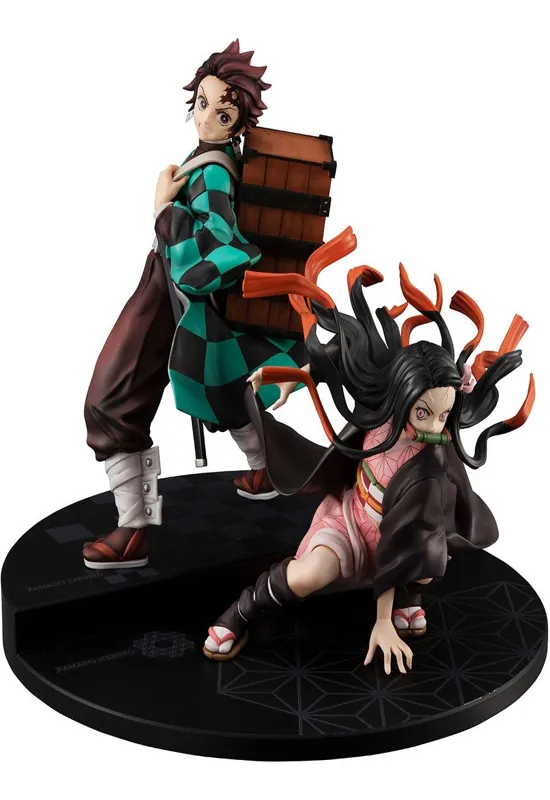 Demon Slayer Kimetsu no Yaiba - Tanjiro und Nezuko Kamado - Precious G.E.M. PVC Statue